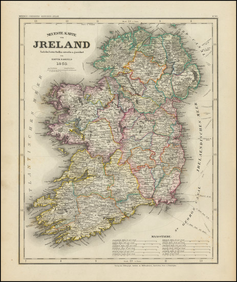 2-Ireland Map By Joseph Meyer