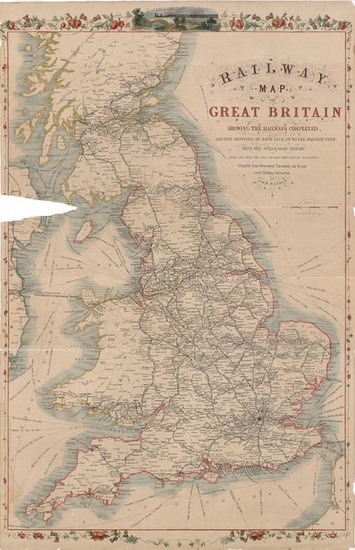 82-Europe and British Isles Map By John Rapkin