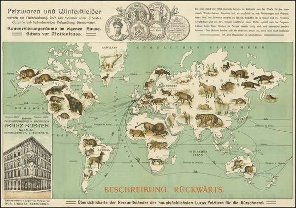 45-World and Pictorial Maps Map By Franz Kubicek