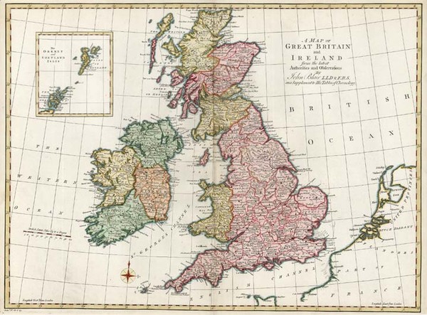 63-Europe and British Isles Map By John Blair