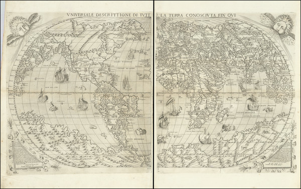 8-World Map By Paolo Forlani