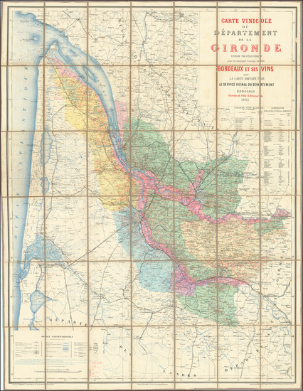 15-Grand Sud-Ouest Map By Felix Feret 