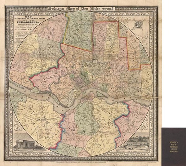 70-Mid-Atlantic Map By James Charles Sidney / Robert Piersall Smith