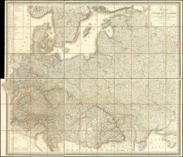 38-Europe and Central & Eastern Europe Map By Alexandre Emile Lapie