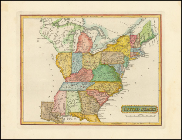 47-United States Map By Fielding Lucas Jr.