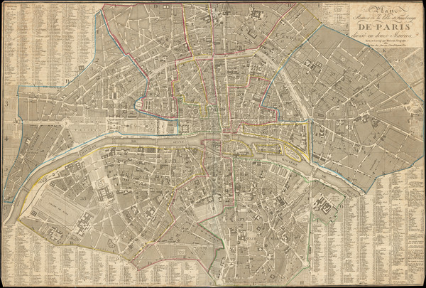 80-Paris and Île-de-France Map By Pierre Jean