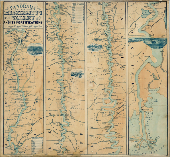 95-South and Midwest Map By Charles Magnus