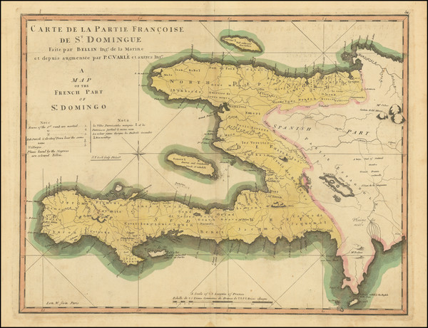 48-Hispaniola Map By Mathew Carey