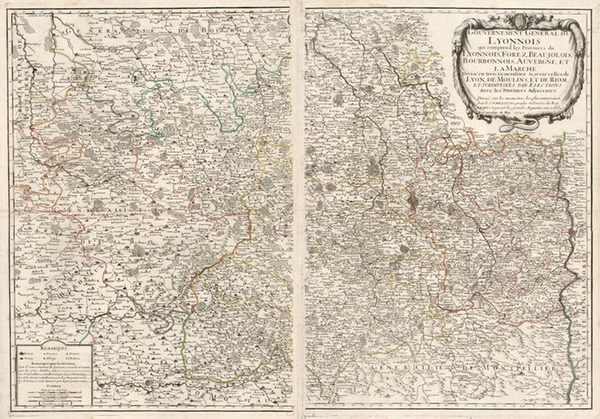 72-Europe and France Map By Alexis-Hubert Jaillot