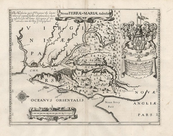 25-Mid-Atlantic Map By John Ogilby