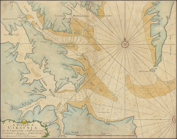 0-Southeast and Virginia Map By Thomas Page  &  John Mount