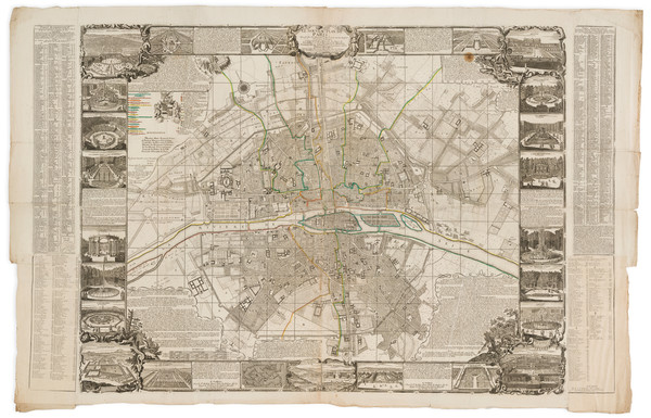 30-Paris and Île-de-France Map By Nicolas de Fer