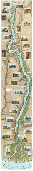 21-Egypt Map By Lehnert & Landrock