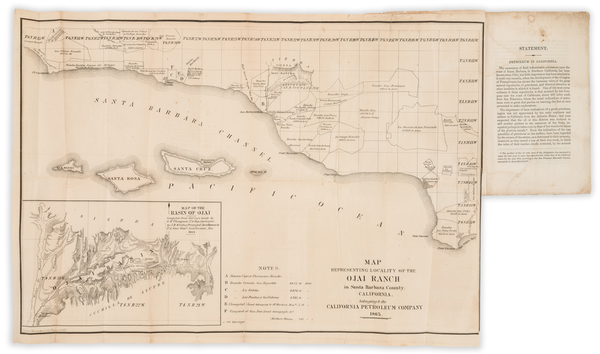 3-California, Los Angeles and Rare Books Map By Benjamin Silliman, Jr.