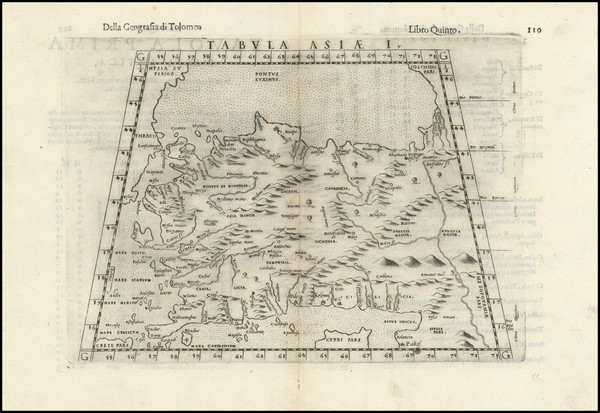 79-Turkey and Turkey & Asia Minor Map By Girolamo Ruscelli