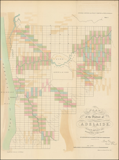 48-Australia Map By G. M. Williams