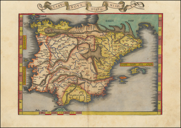 81-Spain and Portugal Map By Lorenz Fries