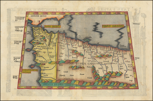 66-North Africa Map By Lorenz Fries