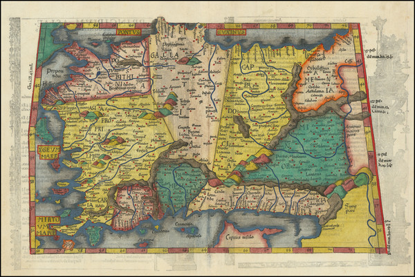 38-Turkey and Turkey & Asia Minor Map By Lorenz Fries