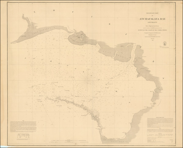 99-Louisiana Map By U.S. Coast Survey