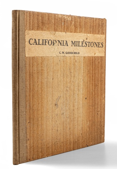 69-California and Rare Books Map By Cecil Wray Goodchild