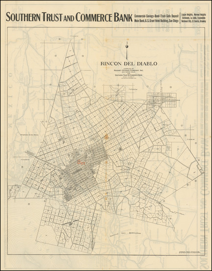 7-California, San Diego and Other California Cities Map By Rodney Stokes