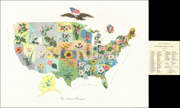 75-United States and Pictorial Maps Map By Anonymous