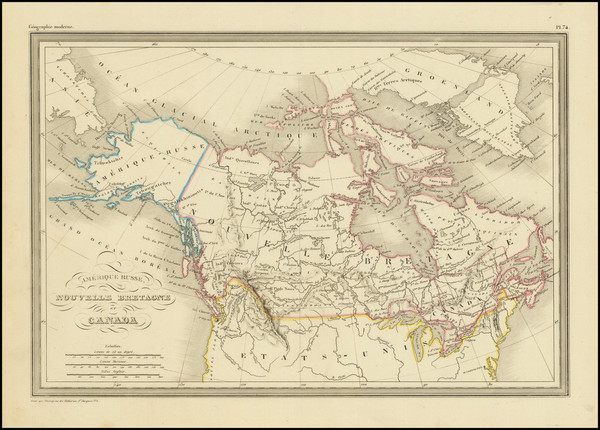 55-Alaska and Canada Map By Thierry