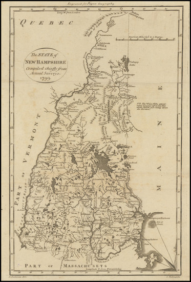 44-New Hampshire Map By John Payne