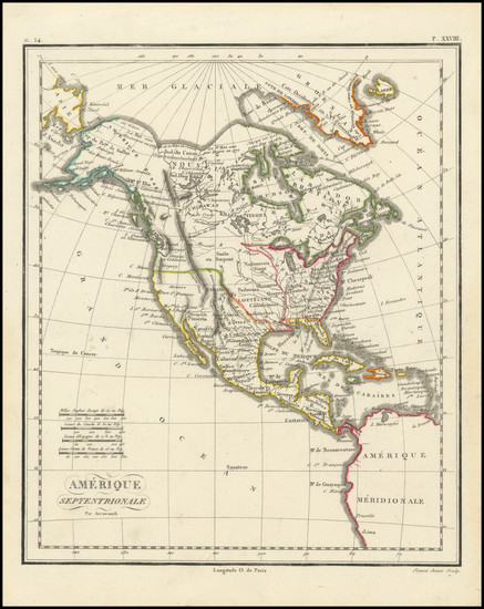 87-North America Map By Anonymous