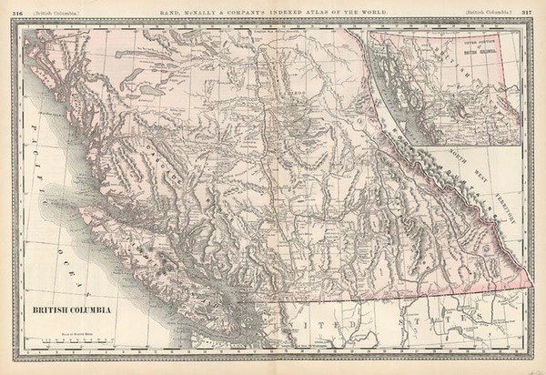 36-Canada Map By Rand McNally & Company