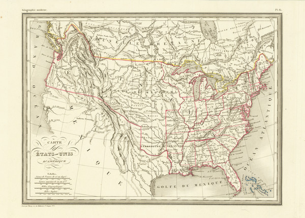 62-United States Map By Thierry