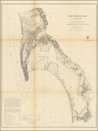 24-San Diego Map By United States Coast Survey