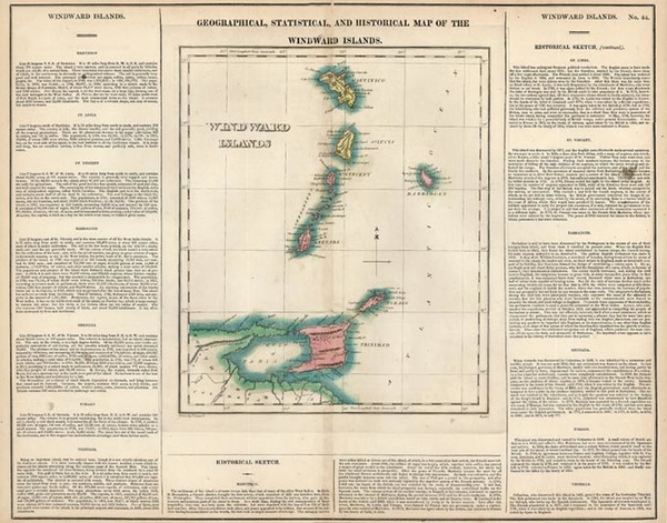 27-Caribbean Map By Henry Charles Carey  &  Isaac Lea