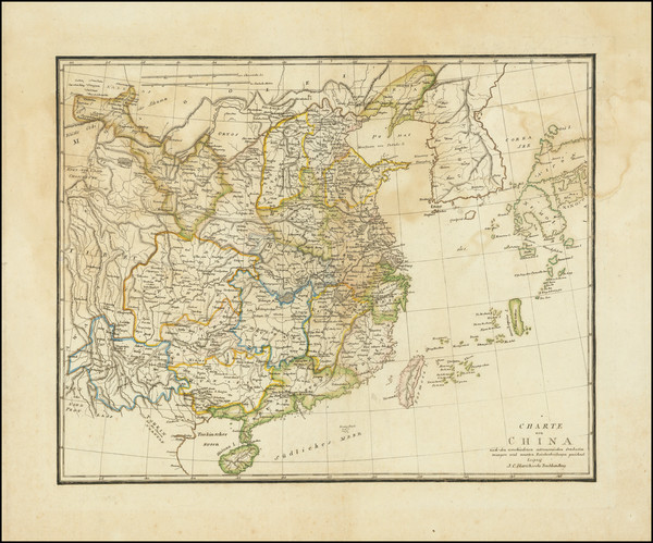 65-China Map By J.C. Hinrichs
