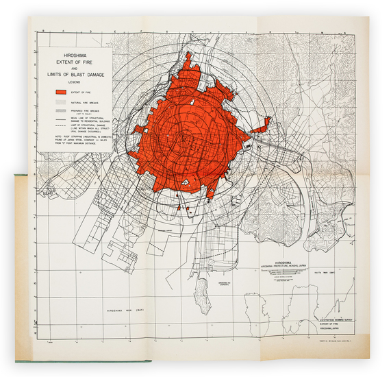 54-Japan and World War II Map By United States Printing Office