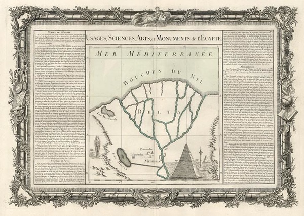 34-Egypt Map By Buy de Mornas