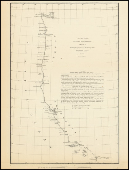 44-California Map By United States Coast Survey