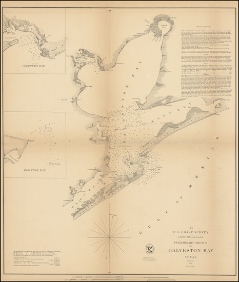 85-Texas Map By United States Coast Survey