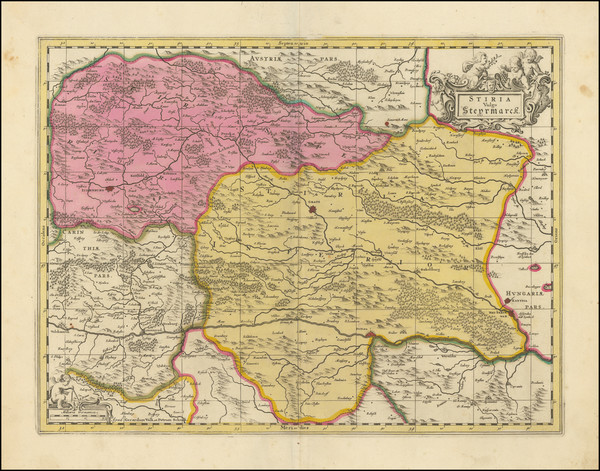 14-Austria Map By Gerard Valk  &  Peter Schenk