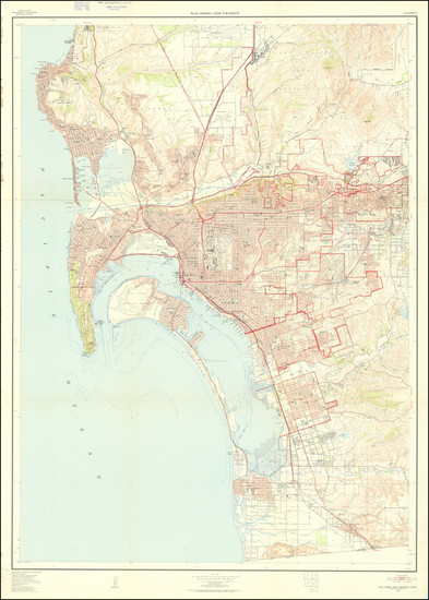 39-San Diego Map By U.S. Geological Survey