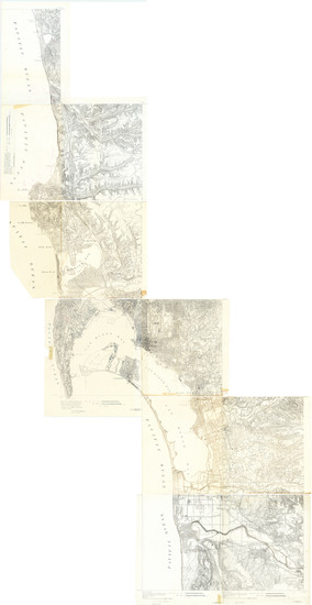 53-San Diego and World War II Map By Major General Ralph Henry Van Deman / Colonel George Ruhlen