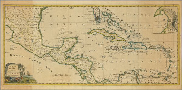 55-Caribbean Map By Political Magazine