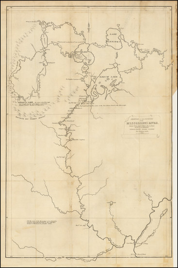16-Minnesota Map By Henry Schoolcraft / James Allen