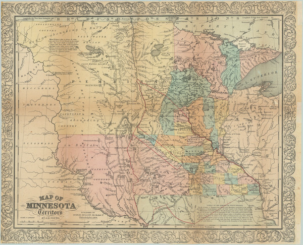 65-Minnesota, North Dakota and South Dakota Map By Charles Desilver