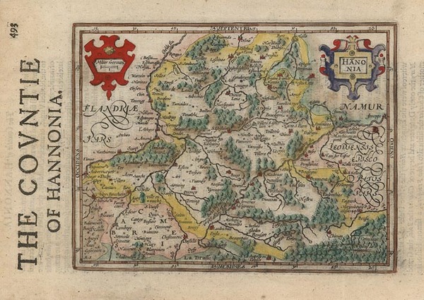 38-Europe and Netherlands Map By Jodocus Hondius - Michael Mercator