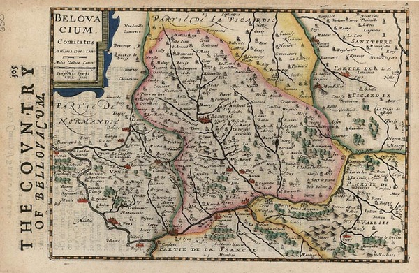 81-Europe and France Map By Jodocus Hondius - Michael Mercator