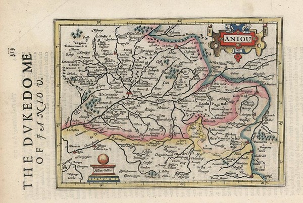 65-Europe and France Map By Jodocus Hondius - Michael Mercator