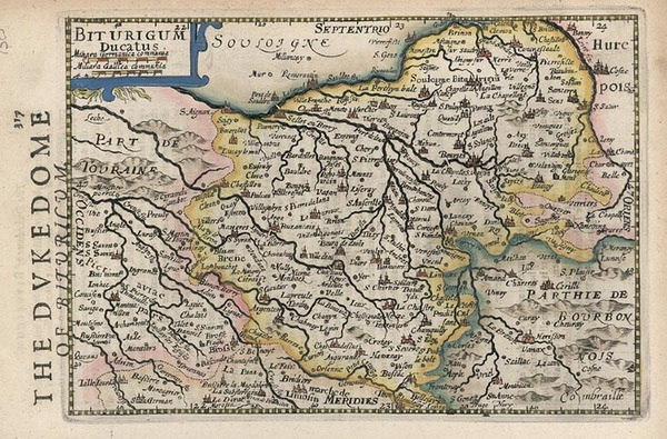 67-Europe and France Map By Jodocus Hondius - Michael Mercator