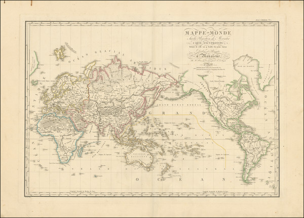 34-World Map By Adrien-Hubert Brué